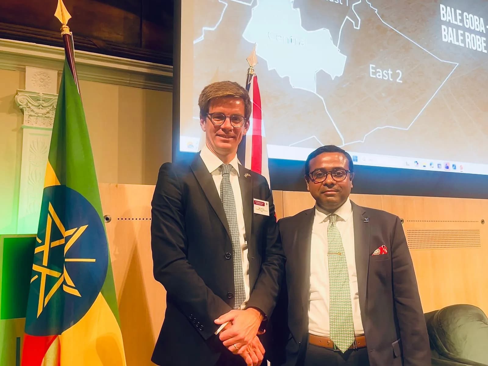 With Ben Ashley, Deputy Envoy of Africa for HM the King in the UK on 18th June 2026