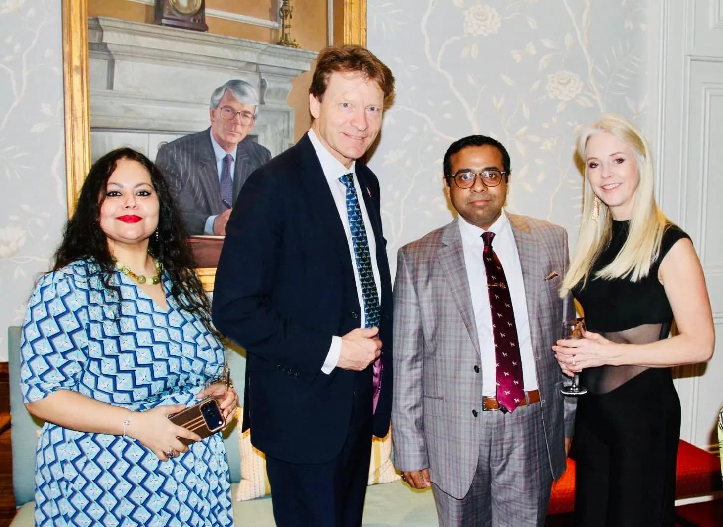 With Deputy leader Mike Tice MP for Boston & Skegness On 19th March 2026 the Occasion of Nigerian State Visit
