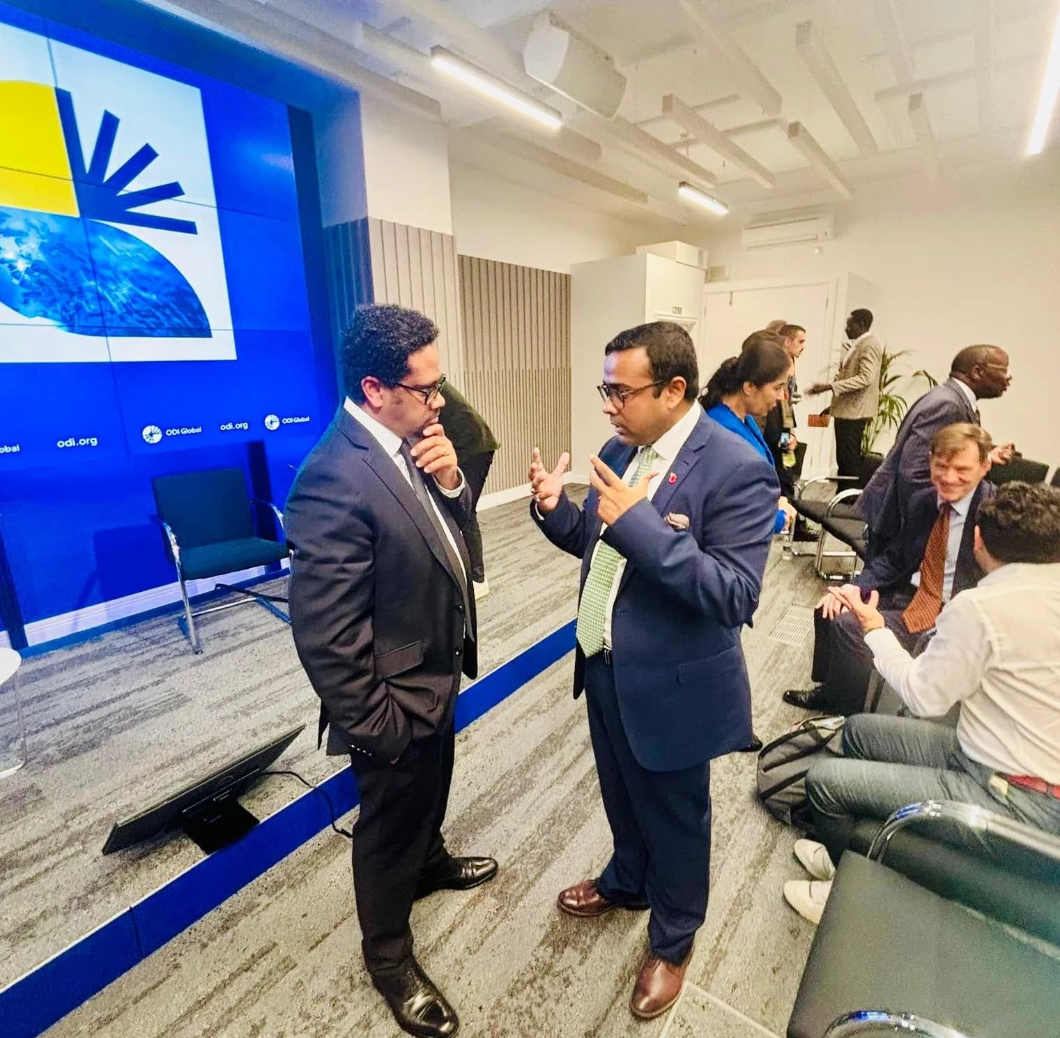 With H.E. Biruk Mekonnen, Ethiopian Ambassador to the UK, On 6th November 2025 at ODI Global London