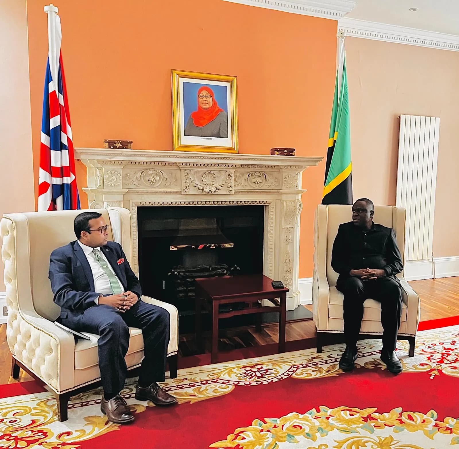 With Tanzania's High Commissioner to London on 6th May 2026