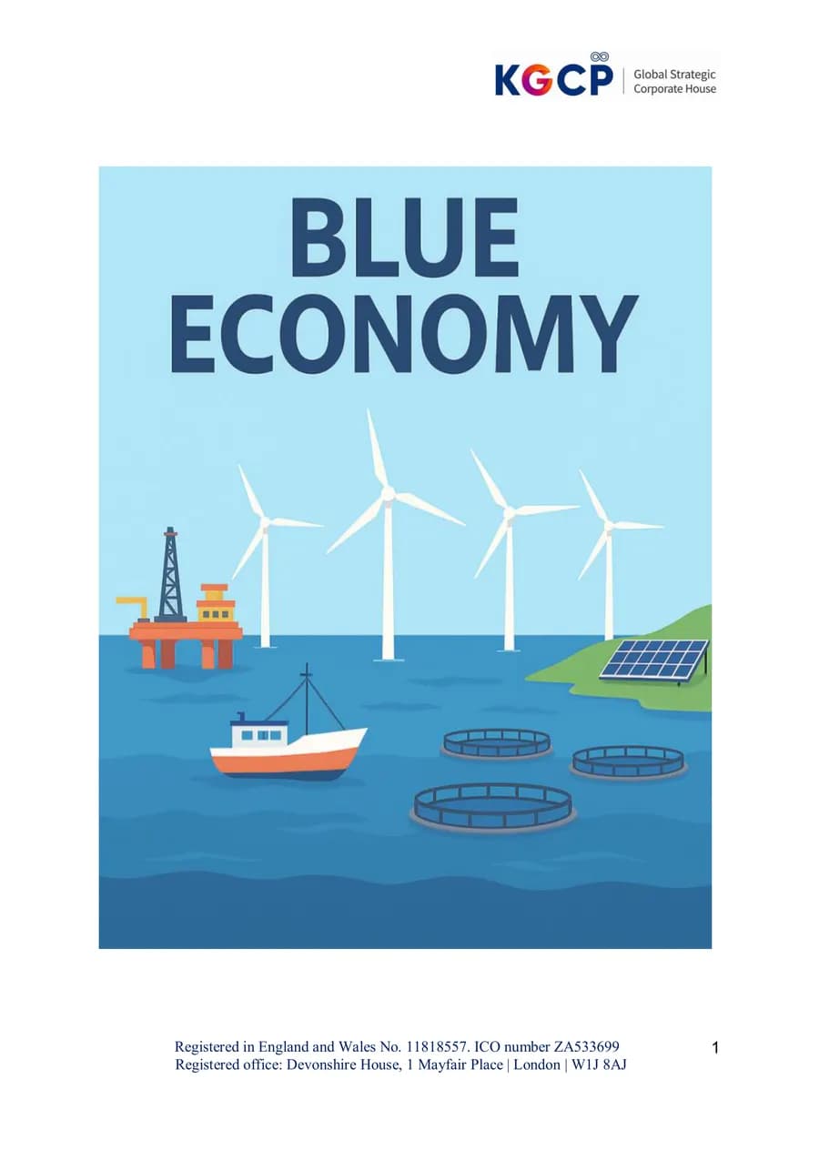 First page of Blue Economy